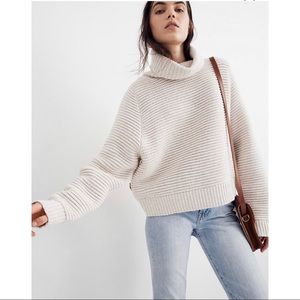 Madewell Side-Button Turtleneck Sweater